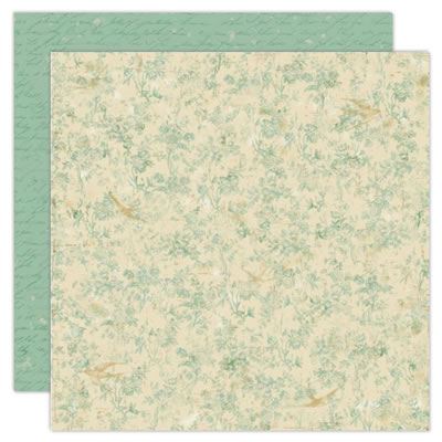 TPC Studio - Ancestral - Bird Brocade 12x12 d/sided paper  (pack of 10)