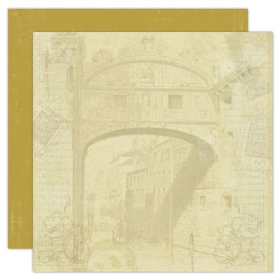 TPC Studio - Time to Travel - Bridge 12x12 d/sided paper  (pack of 10)