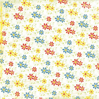 Paper Loft - Fresh Cut Flowers 12x12 cardstock  (pack of 10)