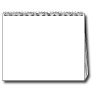 Blank Bare Book Spiral 6" x 8" 32 pages  (sold in 3's)