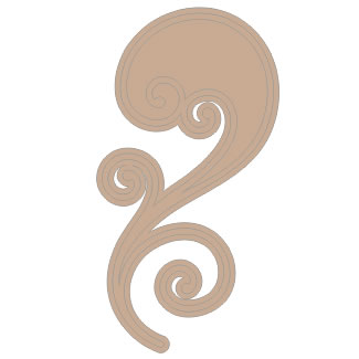 Twiddleybitz - Style Swirl Flourish  combine the pieces of this beautiful  together or use individually. You could even   inside portion as a journal bubble. 17cm x 12.5cm     (sold in 3's)
