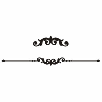 Twiddleybitz - Nero Wrought Iron Flourish 2pc  The  range comes in Black and has finer detail. Size 24.5cm x 2cm  second piece 9cm  3cm  (sold  3's)