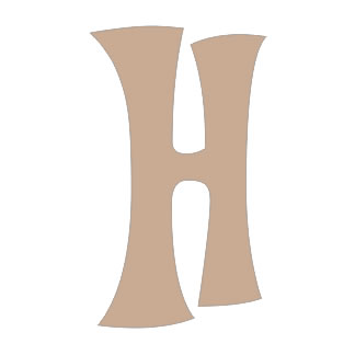 Twiddleybitz - Letter H for Box Set 20/pk. Size approx 6cm high.  (sold individually)
