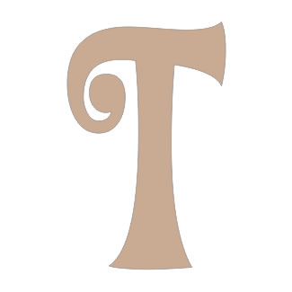 Twiddleybitz - Letter T for Box Set 20/pk. Size approx 6cm high.  (sold individually)