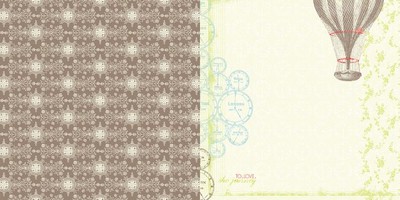 Websters Pages - All About Me - Love the Journey 12x12 d/sided paper  (pack of 10)