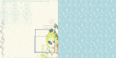 Websters Pages - All About Me - Looking Ahead 12x12 d/sided paper  (pack of 10)