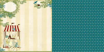 WonderFall - A Sweet Stop 12x12 d/sided paper  (pack of 10)