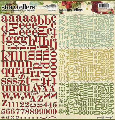 Waiting for Santa - 12x12 Alpha Stickers  (pack of 5)
