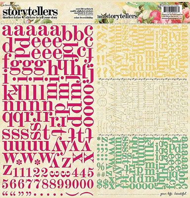 Sweet Season - 12x12 Alpha Stickers  (pack of 5)