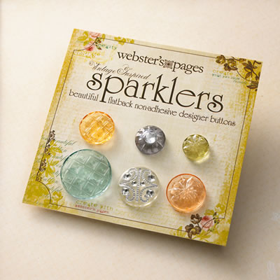 Websters Pages - Sparklers - Vintage v.II - Variety Pack 6pc  (sold in 3's)