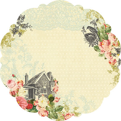 Websters Pages - Country Estate - 12x12 die-cut paper  (pack of 5)