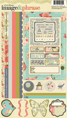 Websters Pages - Country Estate - 6x12 image & phrase stickers  (sold in 3's)
