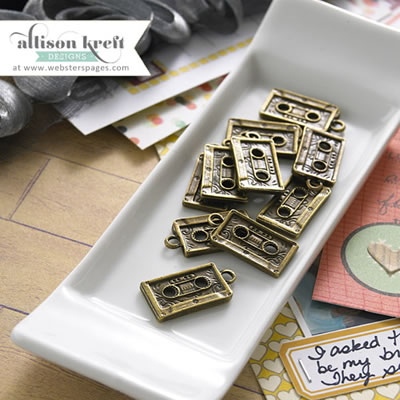 Recorded - Bulk Charms - Mini Tapedeck 10pc/pk (sold in 3's)