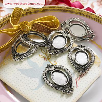 Christmas Story - Bulk Charms - Jewelled Frame 5pc/pk (sold individually)