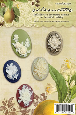 Websters Pages - Nature's Silhouettes  (sold in 3's)