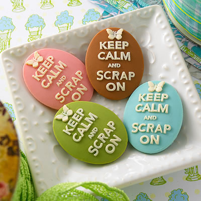 Websters Pages - Scrap On Cameos  (sold in 3's)