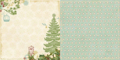 Waiting for Santa - Decorations 12x12 d/sided paper  (pack of 10)