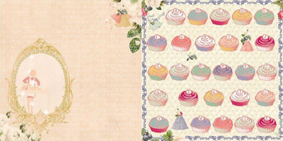 Sweet Season - Frosting 12x12 d/sided paper  (pack of 10)
