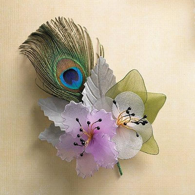 Hollywood Vogue - Wire Floral Bouquet  (sold in 3's)