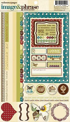 WonderFall - 6x12 Image & Phrase Stickers  (sold in 3's)