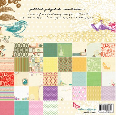Websters Pages - 6x6 Paper Pad - Holiday Double  (sold in 3's)