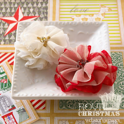 Websters Page - Royal Christmas - Perfect Petals  (sold in 3's)