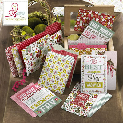 Plum Seed - Mini Folders & Cards Set  (sold in 3's)
