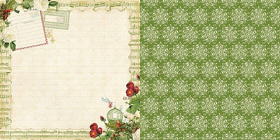 Waiting for Santa - Making a List 12x12 d/sided paper  (pack of 10)