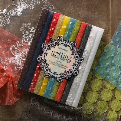 Websters Pages - Vintage Inspired Netting vII - 11 8x8 squares  (sold in 3's)