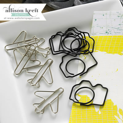 Recorded - Paperclips Dual - Plane & Camera  (sold in 3's)