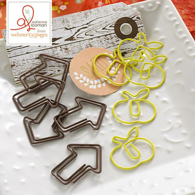 Family Traditions - Paperclips Dual - Apple & Arrow  (sold in 3's)