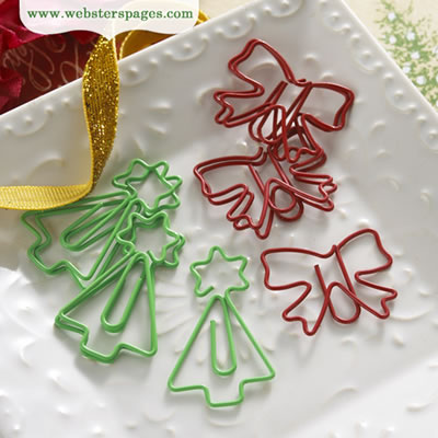 Christmas Story - Paperclips Dual - Bow & Tree (sold in 3's)