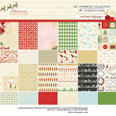 Christmas Story - 6x6 Paper Pad (sold in 3's)
