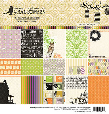 Websters Pages - Once Upon a Halloween - 12x2 Collection Pad  (sold individually)