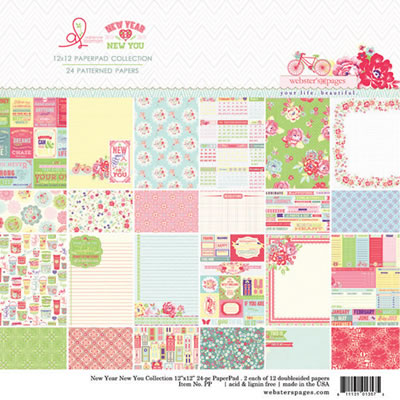 New Year New You - 12x12 Paper Pad  (sold individually)
