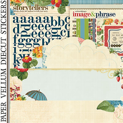 Websters Pages - Spring Market - Paper Kit  (sold individually)