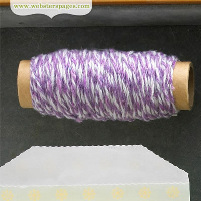 Websters Pages - Bakers Twine - Violet 1yd  (sold in 3's)