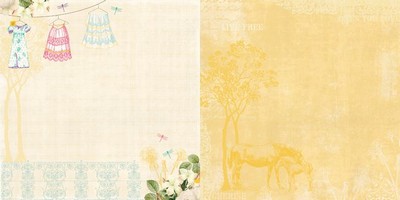 Websters Pages - Western Romance - Line Dance 12x12 d/sided paper  (pack of 10)