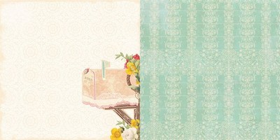 Websters Pages - Western Romance - Love Letters 12x12 d/sided paper  (pack of 10)