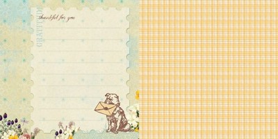 Websters Pages - Western Romance - Gratitude 12x12 d/sided paper  (pack of 10)