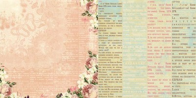 Websters Pages - Western Romance - Sweet Romance 12x12 d/sided paper  (pack of 10)