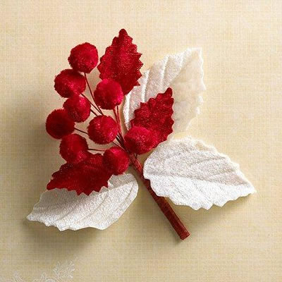 Waiting for Santa - Berry Bouquet  (sold in 3's)