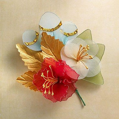 Waiting for Santa - Wire Floral Bouquet  (sold in 3's)
