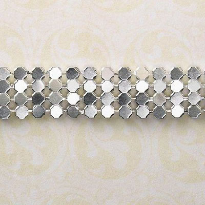 Trim - Silver Chain 15 x 1.5 mtr sections  (sold individually)