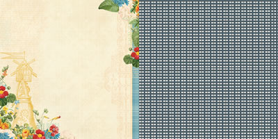 Websters Pages - Spring Market - Simple Pleasures 12x12 d/sided paper  (pack of 10)