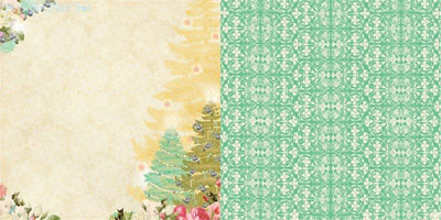 Sweet Season - Sugar Plum Tree 12x12 d/sided paper  (pack of 10)