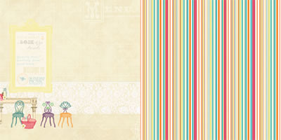 Websters Pages - Sunday Picnic - Sunday Gathering 12x12 d/sided paper  (pack of 10)