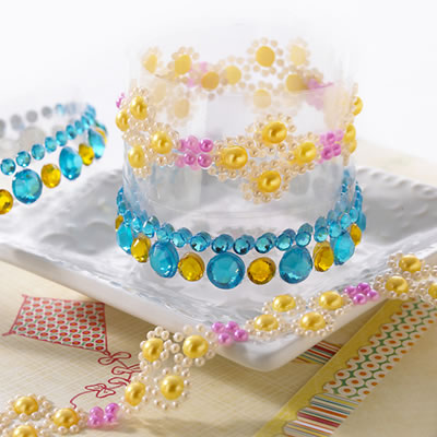 Websters Pages - Sunday Picnic - Dazzle Me Gems - 2 x 12" rhinestone strips  (sold in 3's)
