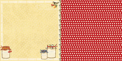 Websters Pages - Spring Market - Sweet Jam 12x12 d/sided paper  (pack of 10)