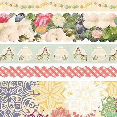 Sweet Season - Fabric Ribbon  (sold in 3's)